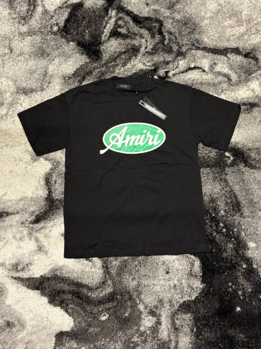 Amiri Oval Black Tee Mens Size Large